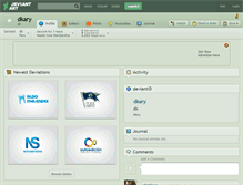 Tablet Screenshot of dkary.deviantart.com