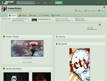 Tablet Screenshot of masonfetzer.deviantart.com