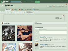 Tablet Screenshot of jackadyann.deviantart.com
