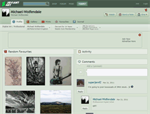 Tablet Screenshot of michael-wolfendale.deviantart.com