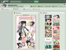 Tablet Screenshot of koujixizumi.deviantart.com