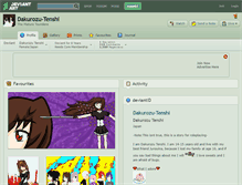 Tablet Screenshot of dakurozu-tenshi.deviantart.com