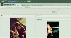 Desktop Screenshot of chocolate-queen401.deviantart.com
