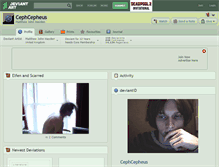 Tablet Screenshot of cephcepheus.deviantart.com