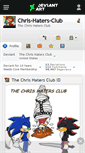 Mobile Screenshot of chris-haters-club.deviantart.com