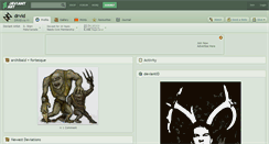 Desktop Screenshot of drvid.deviantart.com
