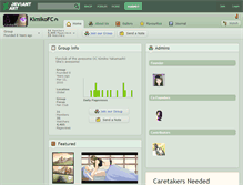 Tablet Screenshot of kimikofc.deviantart.com