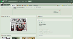 Desktop Screenshot of geophreak.deviantart.com