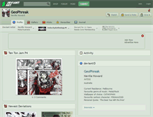 Tablet Screenshot of geophreak.deviantart.com