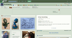 Desktop Screenshot of dewdropmon.deviantart.com