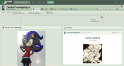 Desktop Screenshot of candicethehedgehog14.deviantart.com