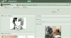 Desktop Screenshot of amandahan.deviantart.com