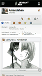 Mobile Screenshot of amandahan.deviantart.com