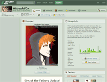 Tablet Screenshot of mistresspsfc.deviantart.com