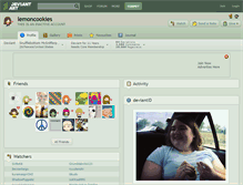 Tablet Screenshot of lemoncookies.deviantart.com