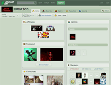 Tablet Screenshot of intense-art.deviantart.com