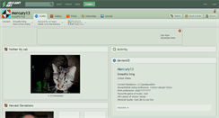 Desktop Screenshot of mercury13.deviantart.com