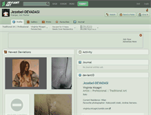 Tablet Screenshot of jezebel-devadasi.deviantart.com