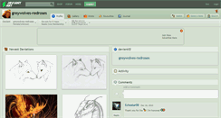 Desktop Screenshot of greywolves-redroses.deviantart.com
