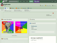 Tablet Screenshot of khail-anon.deviantart.com