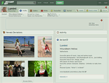 Tablet Screenshot of lumimi.deviantart.com