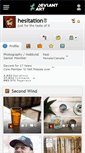 Mobile Screenshot of hesitation.deviantart.com