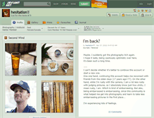 Tablet Screenshot of hesitation.deviantart.com