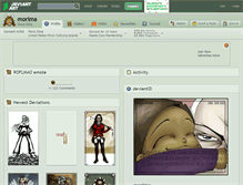 Tablet Screenshot of morima.deviantart.com