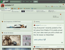 Tablet Screenshot of lexinator117.deviantart.com