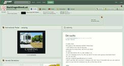 Desktop Screenshot of blackdragonbloodlust.deviantart.com