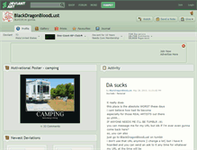 Tablet Screenshot of blackdragonbloodlust.deviantart.com