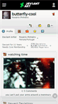 Mobile Screenshot of butterfly-cool.deviantart.com
