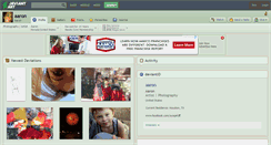 Desktop Screenshot of aaron.deviantart.com