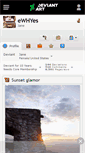 Mobile Screenshot of ewhyes.deviantart.com