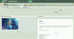 Desktop Screenshot of kokuro.deviantart.com