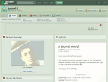 Tablet Screenshot of joejoe92.deviantart.com