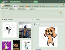 Tablet Screenshot of miukkeli.deviantart.com
