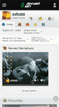 Mobile Screenshot of infinitii.deviantart.com