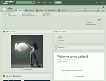 Tablet Screenshot of pfrc.deviantart.com