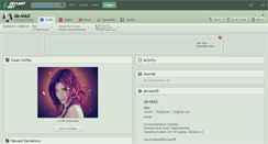 Desktop Screenshot of de-max.deviantart.com