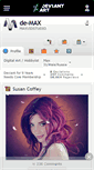Mobile Screenshot of de-max.deviantart.com