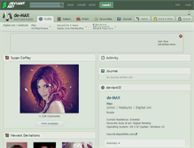 Tablet Screenshot of de-max.deviantart.com