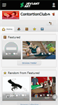 Mobile Screenshot of contortionclub.deviantart.com