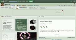 Desktop Screenshot of calico321.deviantart.com