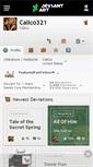 Mobile Screenshot of calico321.deviantart.com