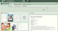 Desktop Screenshot of butterfly-gift.deviantart.com