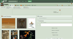 Desktop Screenshot of fangrah.deviantart.com