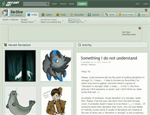 Tablet Screenshot of da-dice.deviantart.com