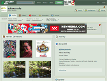 Tablet Screenshot of adrmommie.deviantart.com