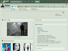 Tablet Screenshot of nateos.deviantart.com